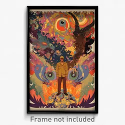 Greek Movie Poster - Man Feeling Annoyance, Extra Large Brown Pants (Art Print)