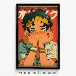 Brazilian Movie Poster - Boy Feeling Dazed, Rectangular Yellow Hairband (Print)