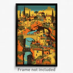 Spanish Movie Poster - Great Lumber Yard (Spain Retro Film Art Print)