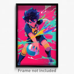 Anime Art Poster - Boy Feeling Jealousy, Tremendous Volleyball Uniform (Print)