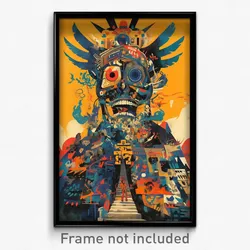 Mexican Movie Poster - Beloved Giant (Mexico Psychedelic Art Retro Film Print)