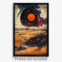 Hebrew Movie Poster - Vacant Farmstead (Israel Psychedelic Art Retro Film Print)