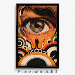 German Movie Poster - Velvety Henge (Germany Psychedelic Art Retro Film Print)
