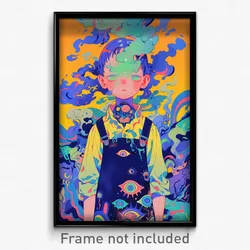 Art Poster - Boy Feeling Epiphany Wearing Well Groomed Apron (Print)