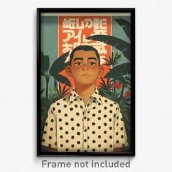 Indonesian Movie Poster - Man Feeling Caring, Noteworthy Polka Dot Shirt (Print)