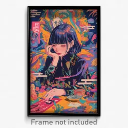 Vietnamese Movie Poster - Girl Feeling Restlessness, Klutzy Ribbed Legwear