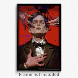 Anime Art Poster - Man Feeling Trust Wearing Oddball Loose Bowtie (Print)