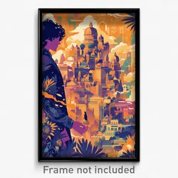 Bollywood Movie Poster - Drab Isle (India Retro Hindi Film Art Print)