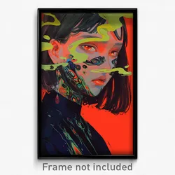 Art Poster - Cold Grotesque (Psychedelic Trippy Weird 11x17 Cartoon Print)
