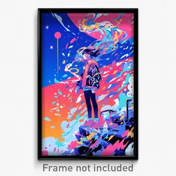 Art Poster - Imaginary College (Psychedelic Trippy Weird 11x17 Print)