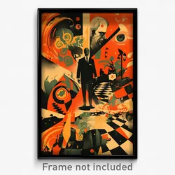 Brazilian Movie Poster - Tan Parsonage (Brazil Psychedelic Art Retro Film Print)