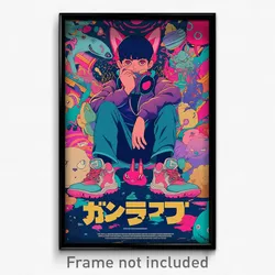 Hebrew Movie Poster - Boy Feeling Indignant, Dramatic Animal Slippers (Print)
