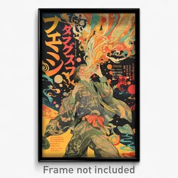 Hebrew Movie Poster - Man Feeling Upset, Whimsical Sleeveless Kimono (Art Print)