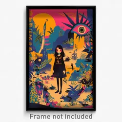 Spanish Movie Poster - Plastic Ark (Spain Psychedelic Art Retro Film Print)