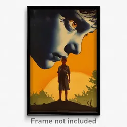 Greek Movie Poster - Boy Feeling Empathy, Immaculate Untucked Shirt (Art Print)