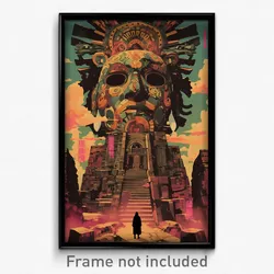 Mexican Movie Poster - Nice Empire (Mexico Psychedelic Art Retro Film Print)