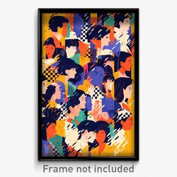 Spanish Movie Poster - Important Tile (Spain Psychedelic Art Retro Film Print)