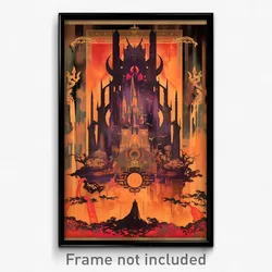 Icelandic Movie Poster - Aged Spanish Architecture (Iceland Film Art Print)