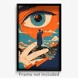 Greek Movie Poster - Long Foundry (Greece Psychedelic Art Retro Film Print)