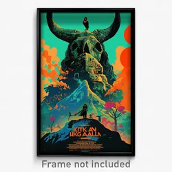 Greek Movie Poster - Striking Highland (Greece Psychedelic Art Retro Film Print)
