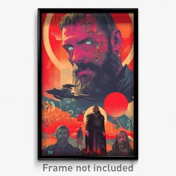 Spanish Movie Poster - Red Dominion (Spain Psychedelic Art Retro Film Print)