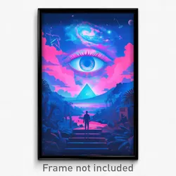 Movie Art Poster - Enchanting Trail (Psychedelic Retro Weird Film Print)