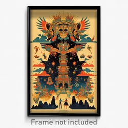 Mexican Movie Poster - Majestic Tableau (Mexico Retro Film Art Print)