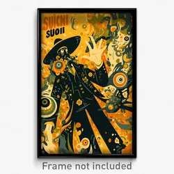 Mexican Movie Poster - Accomplished Sushi (Mexico Retro Film Art Print)