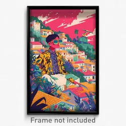 Thai Movie Poster - Silver Spanish City (Thailand Retro Film Art Print)