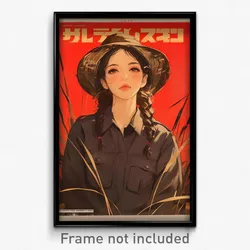 Vietnamese Movie Poster - Girl Feeling Homesickness, Steel Uniform (Art Print)