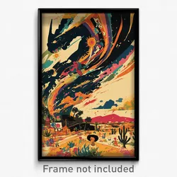 Mexican Movie Poster - Unkempt Heath (Mexico Psychedelic Art Retro Film Print)