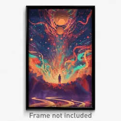 Movie Art Poster - Stimulating Stockholm (Psychedelic Retro Weird Film Print)