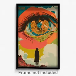 German Movie Poster - Thick Expanse (Germany Psychedelic Art Retro Film Print)