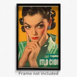 Mexican Movie Poster - Woman Feeling Pride, Glaring Untied (Mexico Art Print)