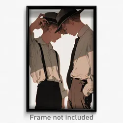 Art Poster - Boys Feeling Dumbstruck Wearing Cumbersome Fedora