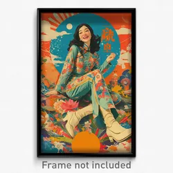 Vietnamese Movie Poster - Woman Feeling Happiness, Sparkling Leg Warmers (Print)