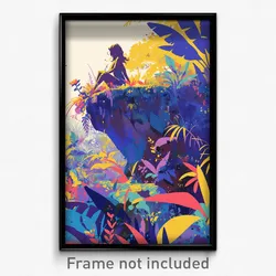 Indonesian Movie Poster - Distorted Garden (Indonesia Retro Film Art Print)