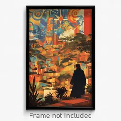 Brazilian Movie Poster - Tan Fortress (Brazil Psychedelic Art Retro Film Print)