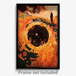 French Movie Poster - Authentic Wheel (France Psychedelic Art Retro Film Print)