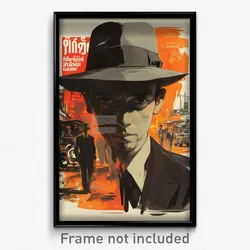 Thai Movie Poster - Boy Feeling Insecurity, Homely Large Hat (Art Print)