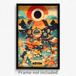 Spanish Movie Poster - Sunny Cabin (Spain Psychedelic Art Retro Film Print)