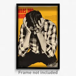Mexican Movie Poster - Boy Feeling Sadness, Extra Large Checkered Shirt (Print)