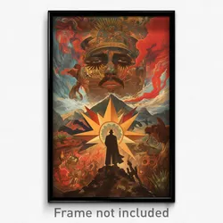 Mexican Movie Poster - Liquid Matrix (Mexico Psychedelic Art Retro Film Print)