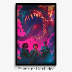 Vietnamese Movie Poster - Slimy Safehouse (Vietnam Retro Film Art Print)