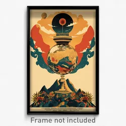Mexican Movie Poster - Spherical Lighthouse (Mexico Retro Film Art Print)