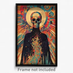 Mexican Movie Poster - Quirky Dominion (Mexico Psychedelic Art Retro Film Print)