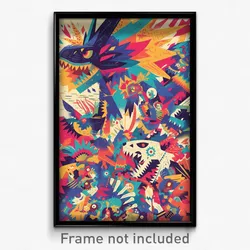 Mexican Movie Poster - Thorny Academy (Mexico Psychedelic Art Retro Film Print)