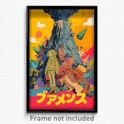 Icelandic Movie Poster - Cultured Geyser (Iceland Retro Film Art Print)