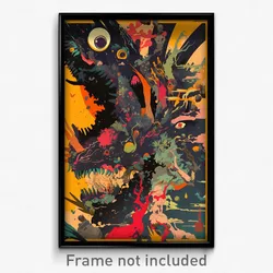 Thai Movie Poster - Showy Tomb (Thailand Psychedelic Art Retro Film Print)