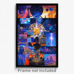 Movie Art Poster - Villainous Estate (Psychedelic Retro Weird Film Print)